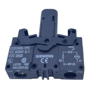 Siemens Leuchtmelder Weiss 3SB3245-0AA61 Leuchtmelder von Siemens für Industrie