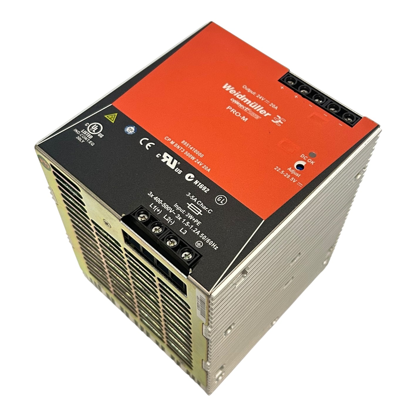 Weidmüller Netzteil Stromversorgung Pro-M CP M SNT3 500W 24V 20A PRO-M DIN-Rail