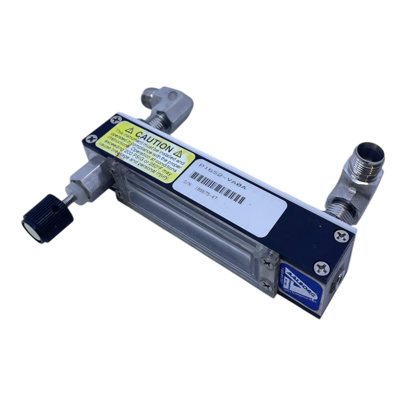 Aalborg Schwebekörper Durchflussmessgerät P16S2-VA0A Schwebekörper von Aalborg