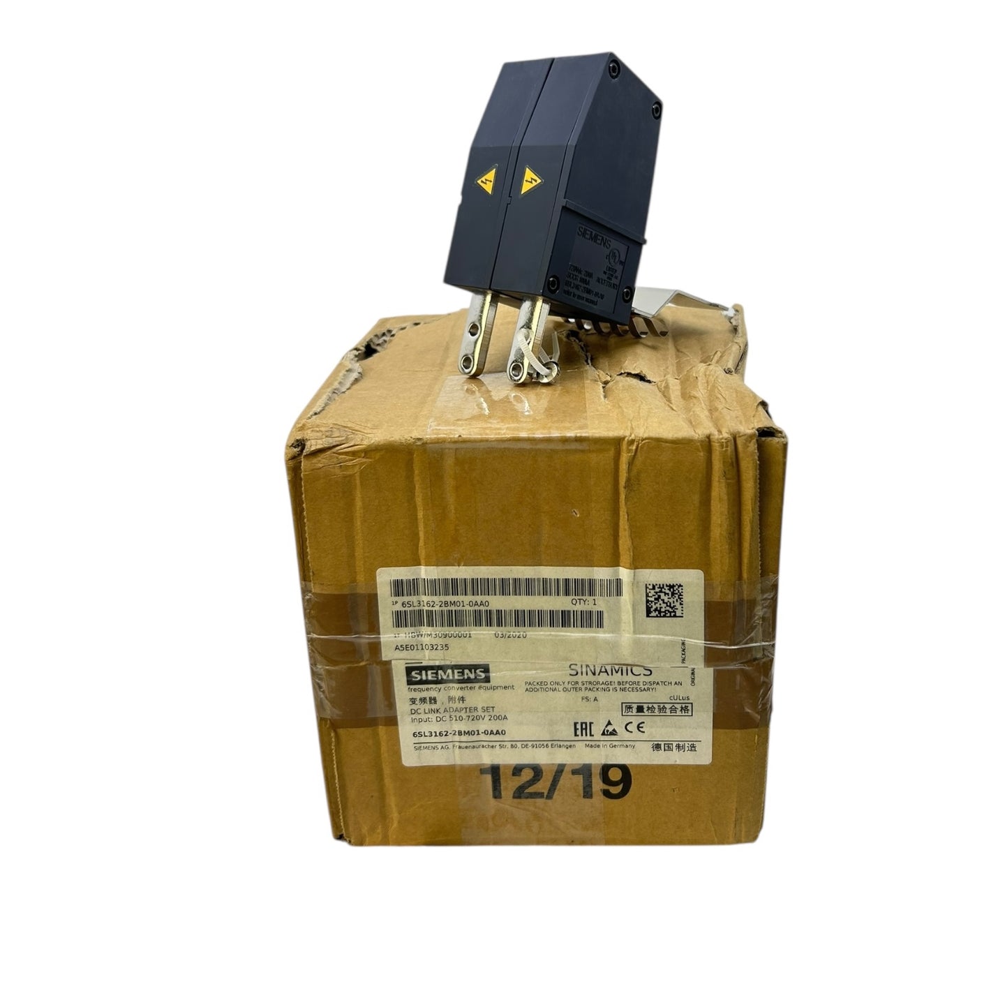 Siemens Einspeiseadapter Zwischenkreisadapter 6SL3162-2BM01-0AA0 für Industrie