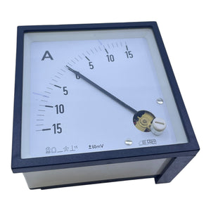FRER Amperemeter Analog 15A ±60mV Schalttafelanzeige Strommesser Industrie