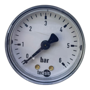 Tecsis Manometer Druckmessgerät 0-6 bar | Manometer für die Industrie Geeignet