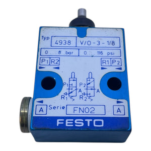 Festo Stößelventil Ventil V/0-3-1/8 4938 Stößelventil von Festo für Industrie