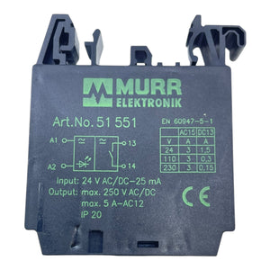 Murr Ausgangsrelais 24V 51551 Ausgangsrelais von Murr für die Industrie geeignet