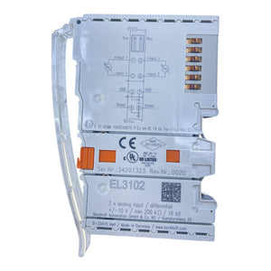 Beckhoff EtherCAT-Klemme 2-Kanal-Analog-Eingang EL3102 für die Industrie