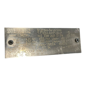 Siemens Servomotor 4,8Nm 1FT6064-6AH71-3AA1 Brushless IP65
