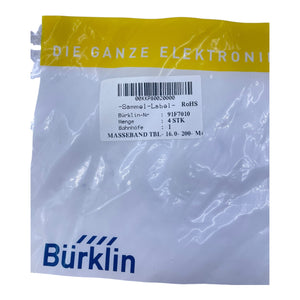Bürklin 91F7010 Masseband Erdungsband VE:4stk - für industriellen Einsatz