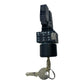 Siemens Schlüsselschalter 3SB3403-0D 2S 6A/230V mit Schlüssel 455 schwarz