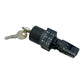 Siemens Schlüsselschalter 3SB3403-0D 2S 6A/230V mit Schlüssel 455 schwarz