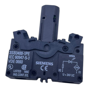 Siemens Leuchtmelder Klar 3SB3244-6AA70 Leuchtmelder von Siemens für Industrie