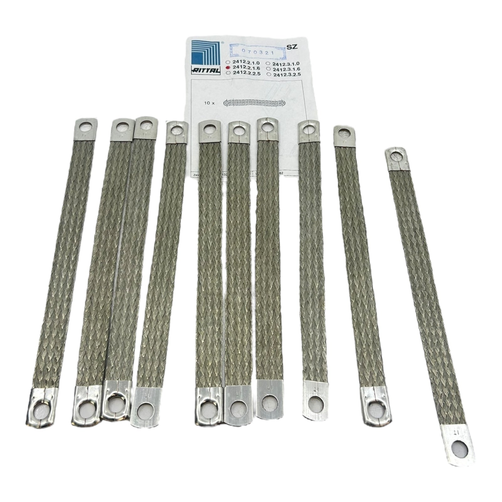 Rittal Flat bar ground conductor 200mm SZ2412.2.1.6 PU: 10 pcs. Flat b