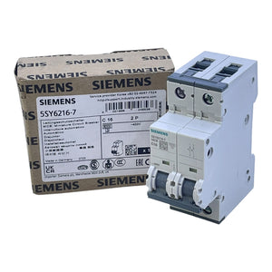 Siemens Leitungsschutzschalter 5SY6216-7 C16A 2-polig 400V Sicherungsautomat