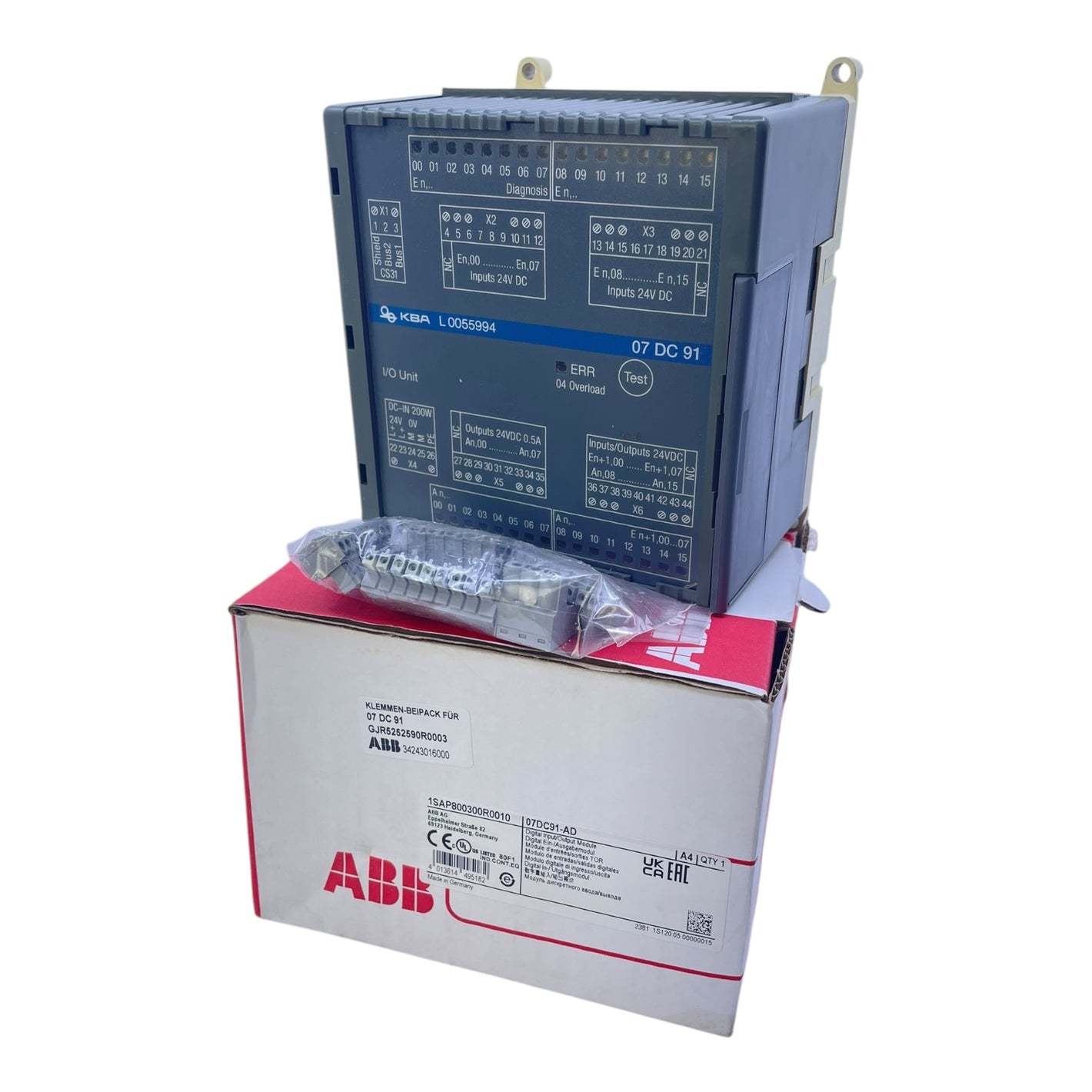 ABB 07DC91 I/O Modul GJR5251400R3202 für den industriellen Einsatz Modul
