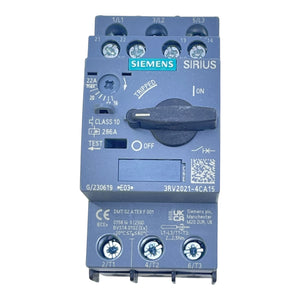 Siemens Motorschutzschalter Leistungsschalter 3RV2021-4CA15 4–6,3A