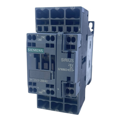 Siemens Schütz 3RT2023-2BB40 SIRIUS 24V DC 3-polig Hilfskontakte