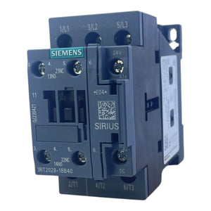 Siemens Schütz Leistungsschütz 3RT2028-1BB40 SIRIUS 24V DC 3-polig