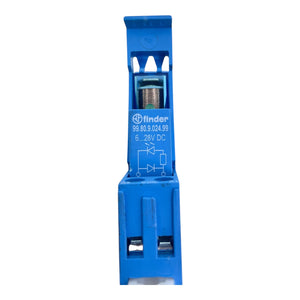 Finder Relaisfassung 95.95.3 mit Modul 99.80.9.024.99 6–28V DC
