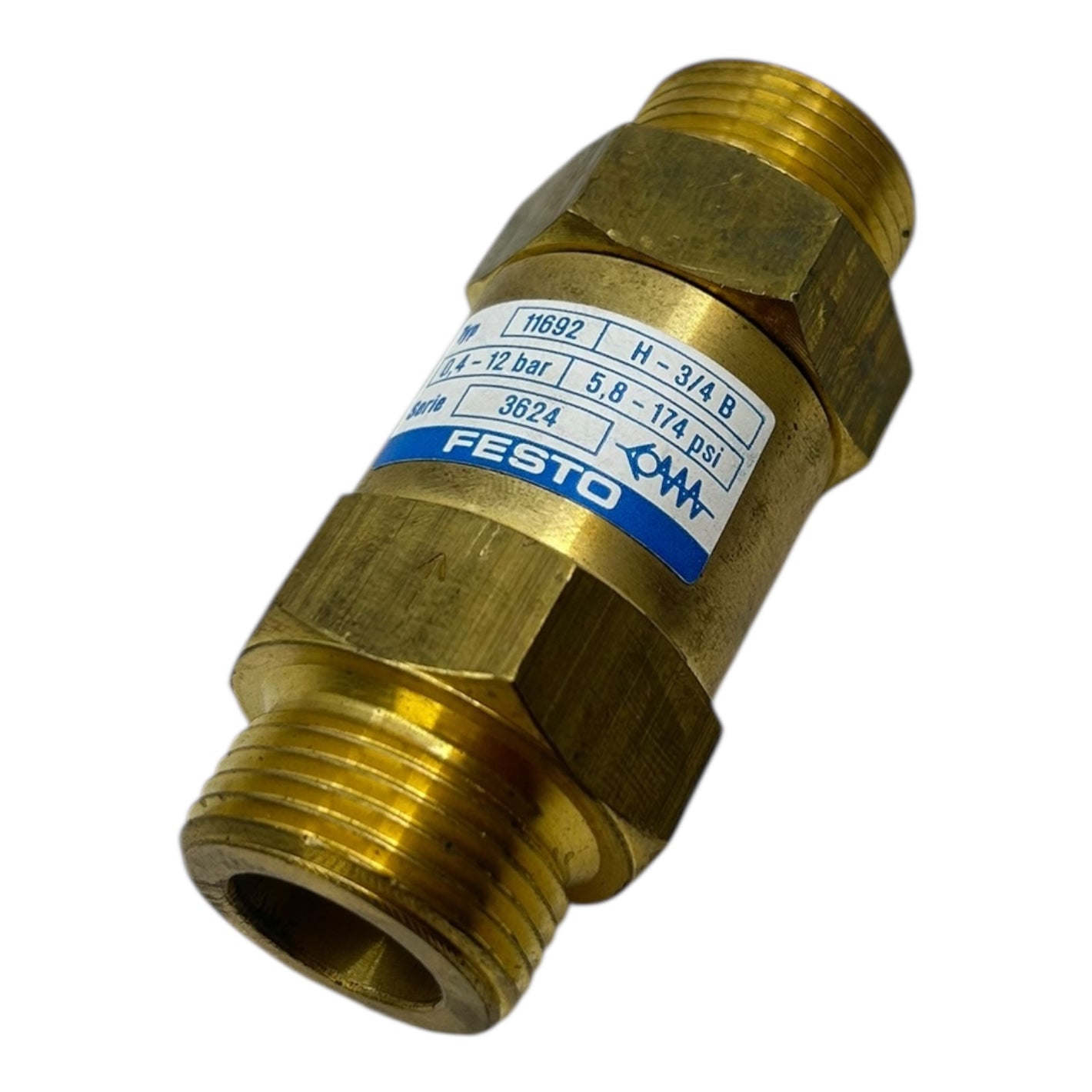 Festo Rückschlagventil Pneumatikventil H-3/4B 11692 Pneumatikventil von Festo