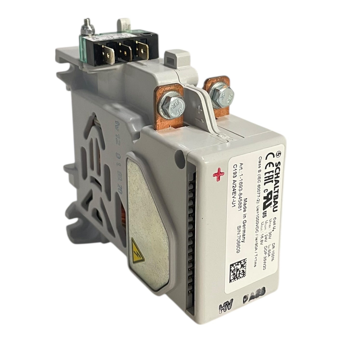 Schaltbau Hochspannungsschütz C193 A/24EV-U1 geeignet für die Industrie