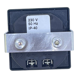 Betriebsstundenzähler 230V 50Hz IP40 mechanisch schwarz Einbaugerät