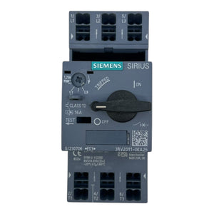 Siemens Motorschutzschalter Sirius 3RV2011-0KA25 0,9–1,25A 16A Class 10
