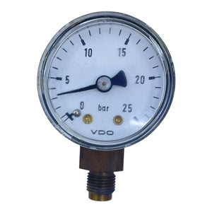 VDO Manometer 0–25 bar Druckanzeige