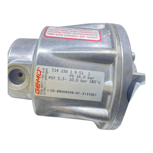 GEMÜ Stellventil 514 15D PN16 5,5–10 bar 180°C mit Antrieb und Magnetventil