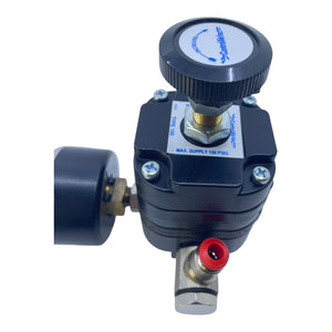 ControlAir Druckregler Typ 100 mit Manometer und Einstellknopf für Industrie