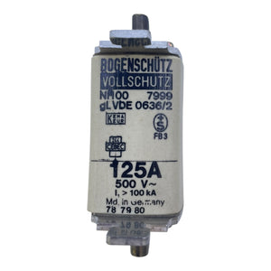Bogenschütz Vollschutz Sicherungseinsatz NH00 125A Sicherungseinsatz Bogenschütz