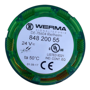 WERMA LED-Signalleuchte 24V Rot Gelb Grün Kombi 84810055 84830055 84820055