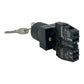 Siemens Schlüsselschalter 3SB3403-0A 1Ö/1S 6A/230V Tastendruck schwarz