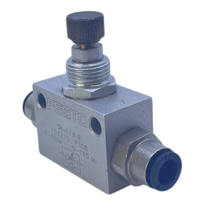 Festo Durchflussregelventil G1/8 für Druckluftleitung manuell GR-1/8B 151215