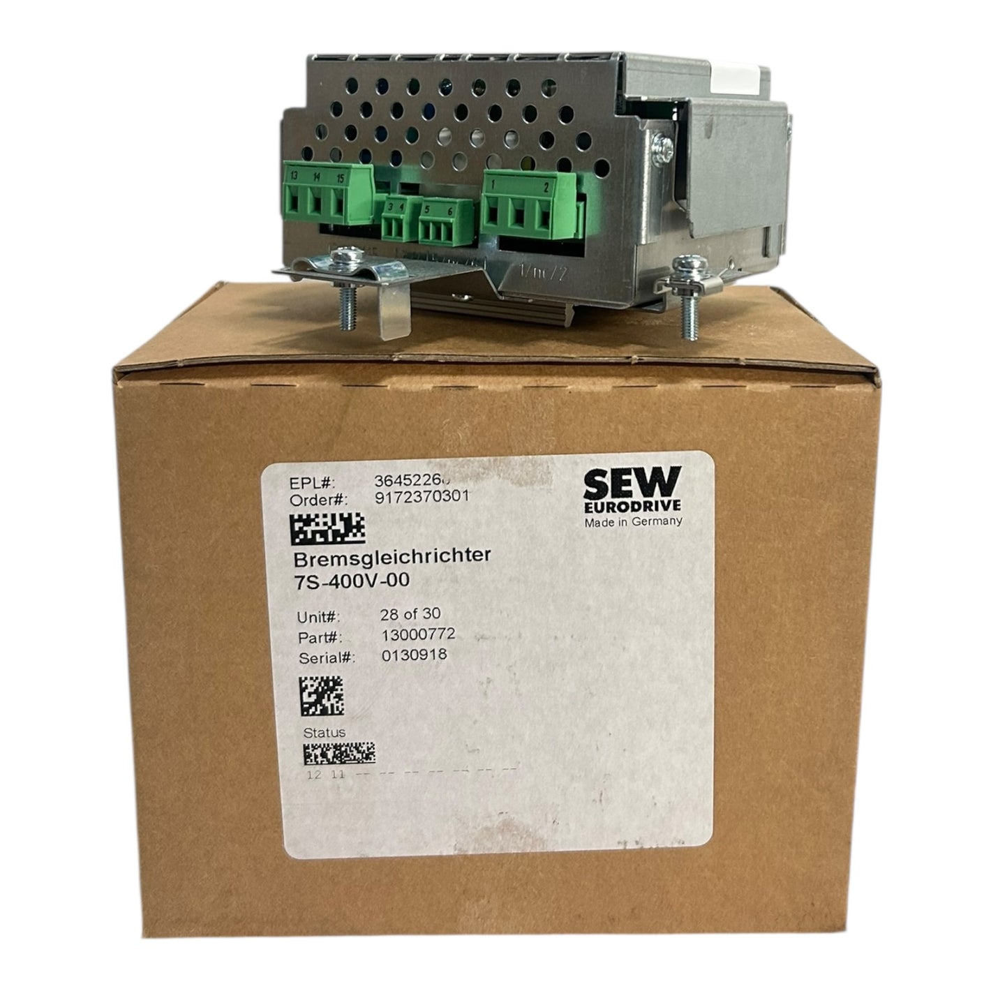 SEW Bremsmodul BST 0.7S-400V-00  Bremsmodul von SEW für die Industrie geeignet