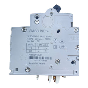 ABB Leistungsschutzschalter S403 M C20 NP 3-polig N 400 V 20 A SMISSLINE