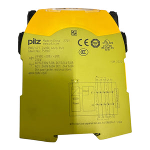 Pilz Sicherheitsrelais Sicherheitsschalter PNOZ s7 C 24VDC 4n/0 1n/c 751107