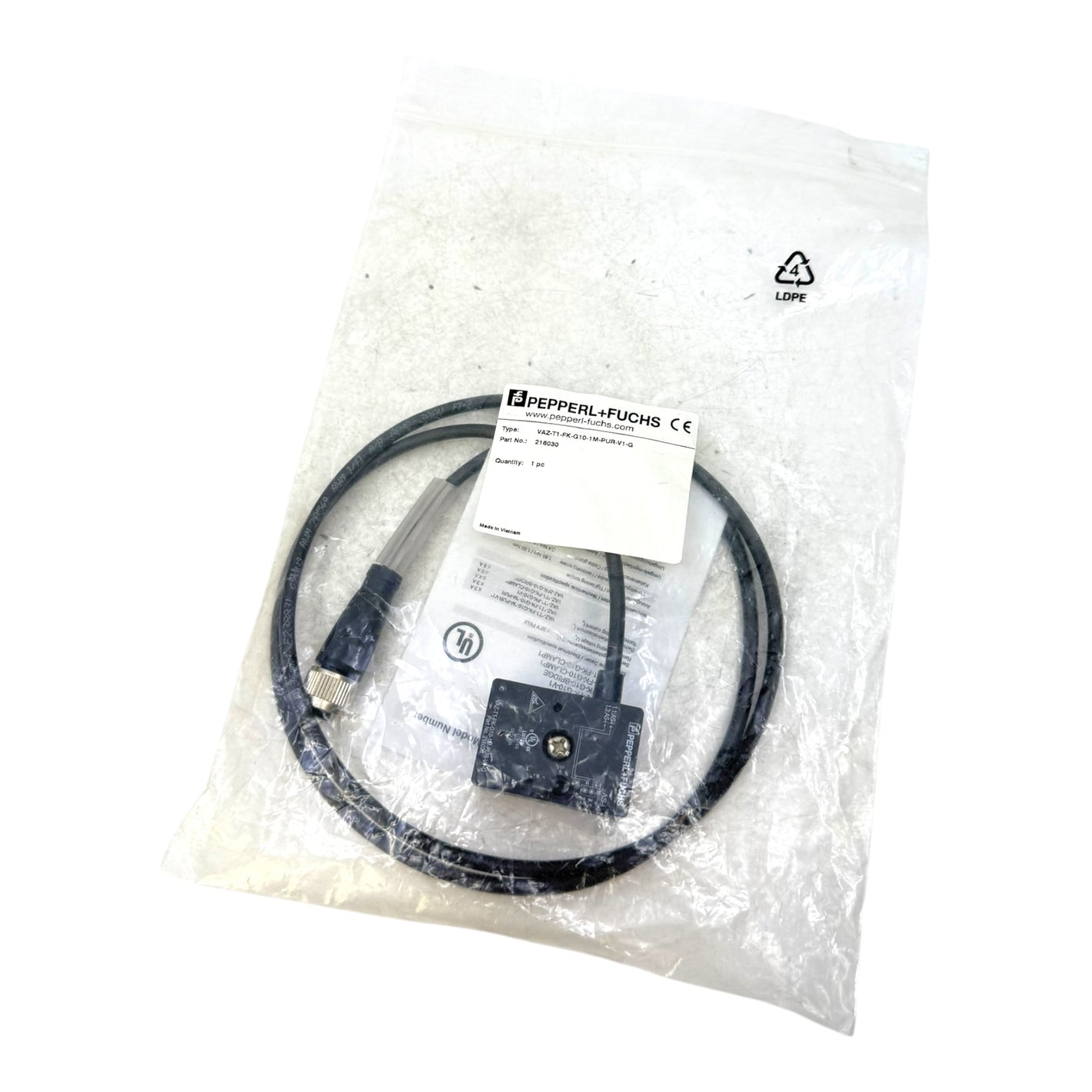 Pepperl+Fuchs VAZ-T1-FK-G10-1M-PUR-V1-G AS-Interface Passivverteiler 216030