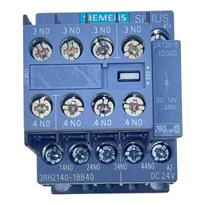 Siemens Hilfsschütz Schütz 3RH2140-1BB40 + 3RT2916-1DG00 + 3RH2911-1FA40 Schütz