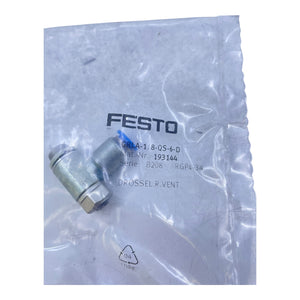 Festo Drossel-Rückschlagventil GRLA-1/8-QS-6-D 193144 für die Industrie