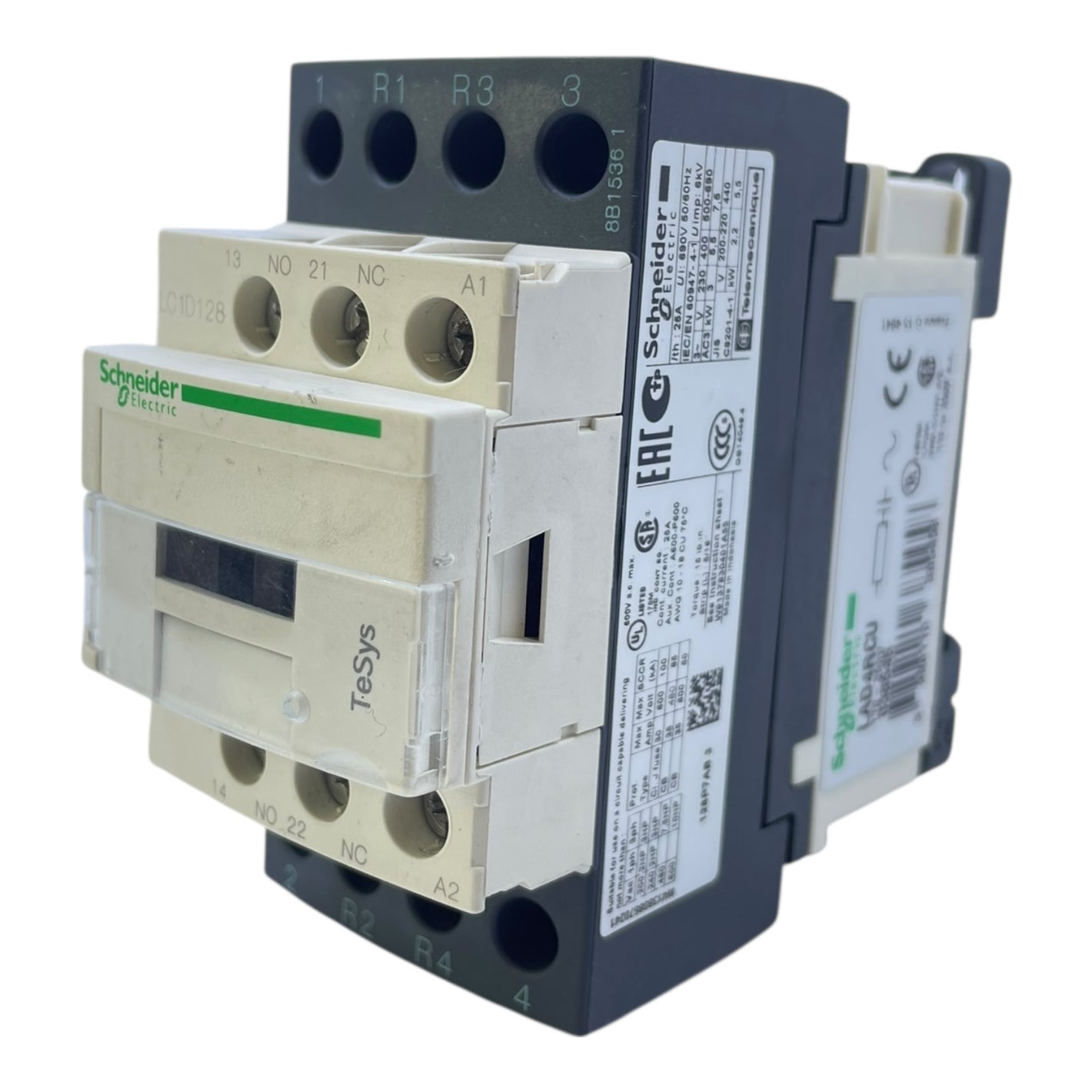Schneider Leistungsschütz LC1D128 Leistungsschütz von Schneider Electric