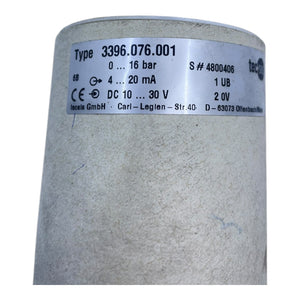 Tecsis Drucksensor Drucktransmitter 3396.076.001 Drucksensor von Tecsis