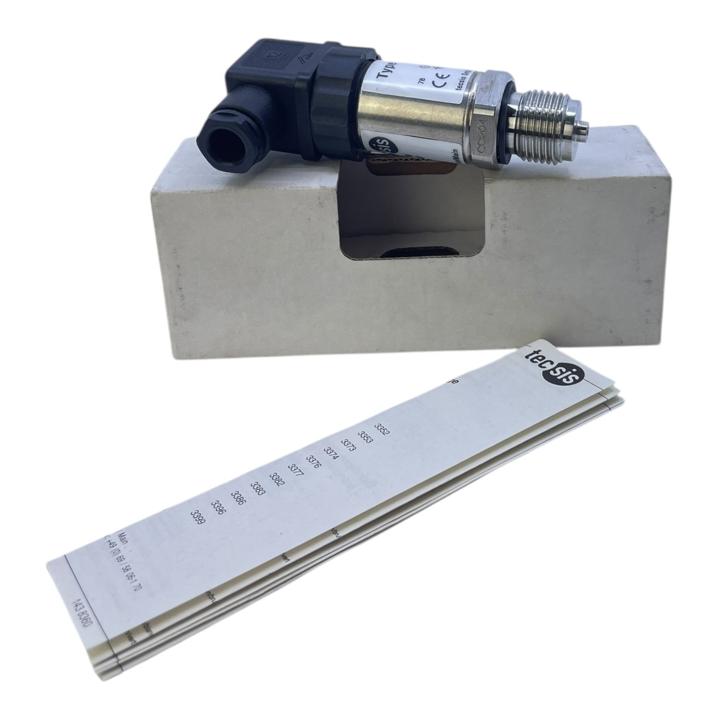 Tecsis Drucktransmitter Drucksensor 3376.079.001 Drucktransmitter von Tecsis