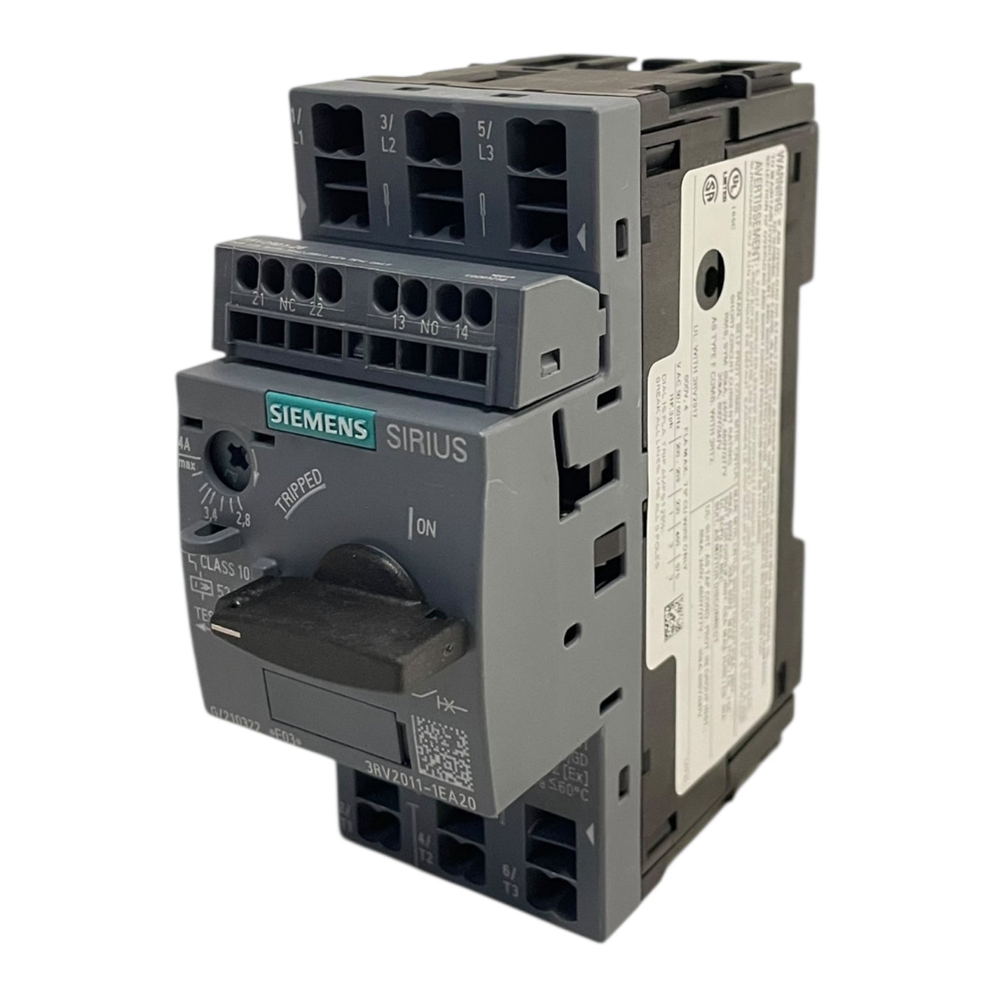 Siemens SIRIUS Leistungsschalter für den Motorschutz 2,8...4A 3RV2011-1EA20