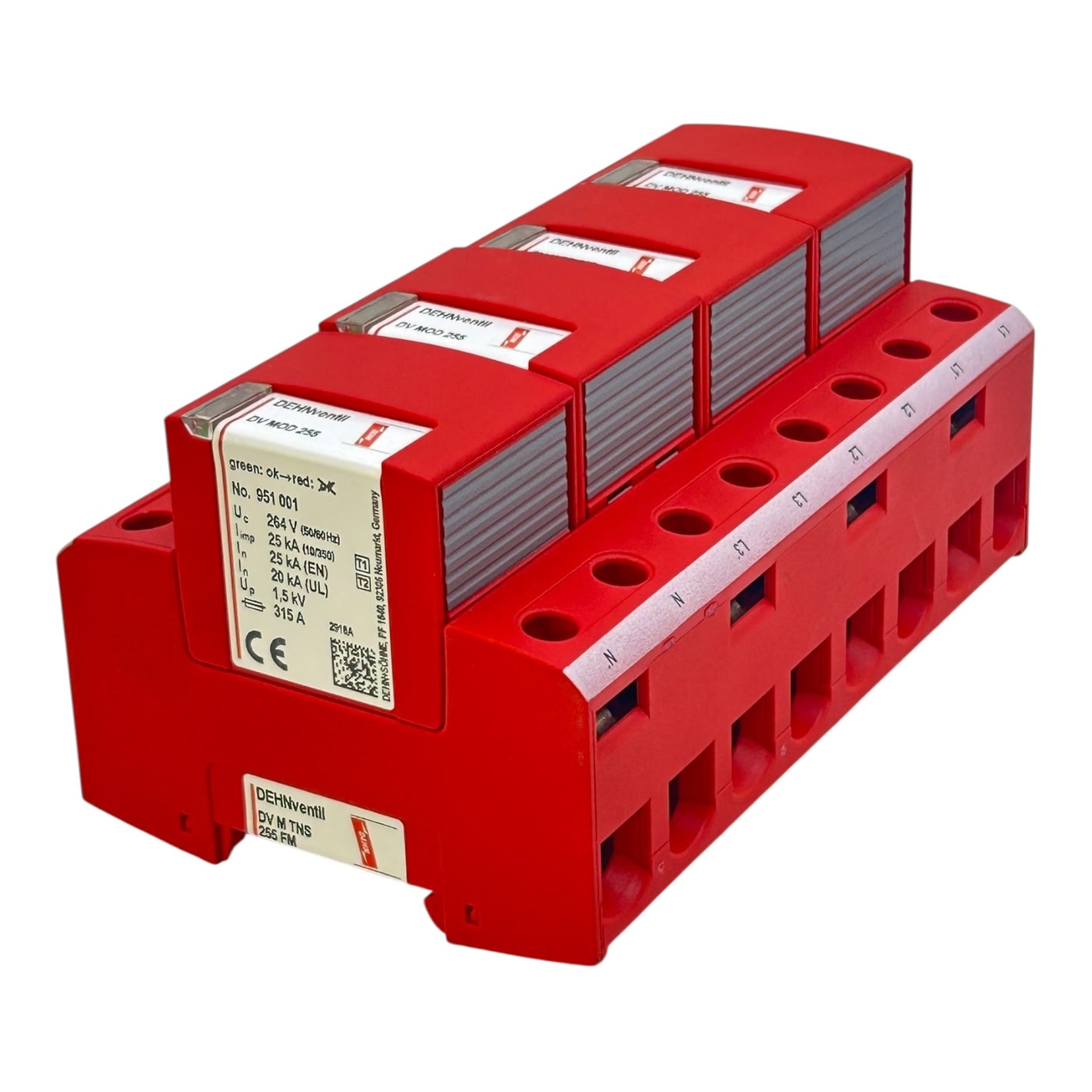 Dehn Überspannungsschutz DV M TNS 255 FM + 4x DV MOD 255 Ableiter Industrie
