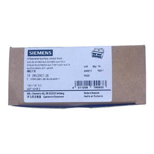 Siemens Hilfsschalter 3RV2901-2E VE:10 Stk für Leistungsschalter Sirius