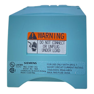 Siemens Abdeckung 3RV2917-5AA00 für Leistungsschalter/Motorschutzschalter