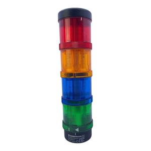 Werma Signalturm 24V AC/DC 4-farbig LED-Modul 644 xxx 75 RD YE BU GN