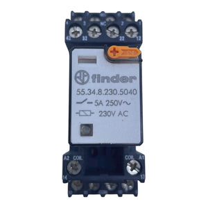 Finder Steckrelais mit Sockel 55.34.230.5040 Steckrelais mit Sockel Finder