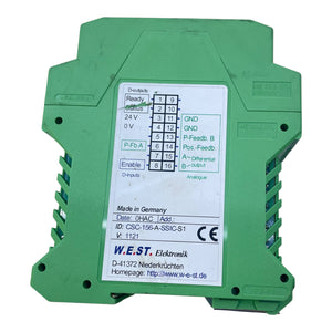 W.E.ST. Gleichlaufsystem CSC-156-A-SSIC-S1 Gleichlaufsystem von W.E.ST.