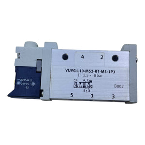 Festo Magnetventil Ventil VUVG-L10-M52-RT-M5-1P3 566457 Magnetventil von Festo
