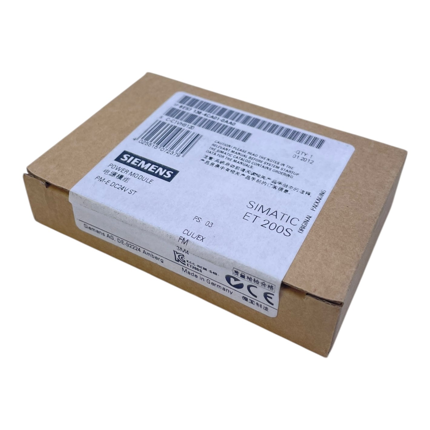 Siemens Simatic ET 200S Powermodul Elektronikmodul 6ES7138-4CA01-0AA0 Industrie